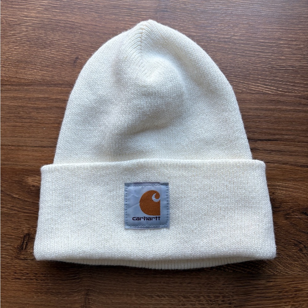 Carhartt White Beanie